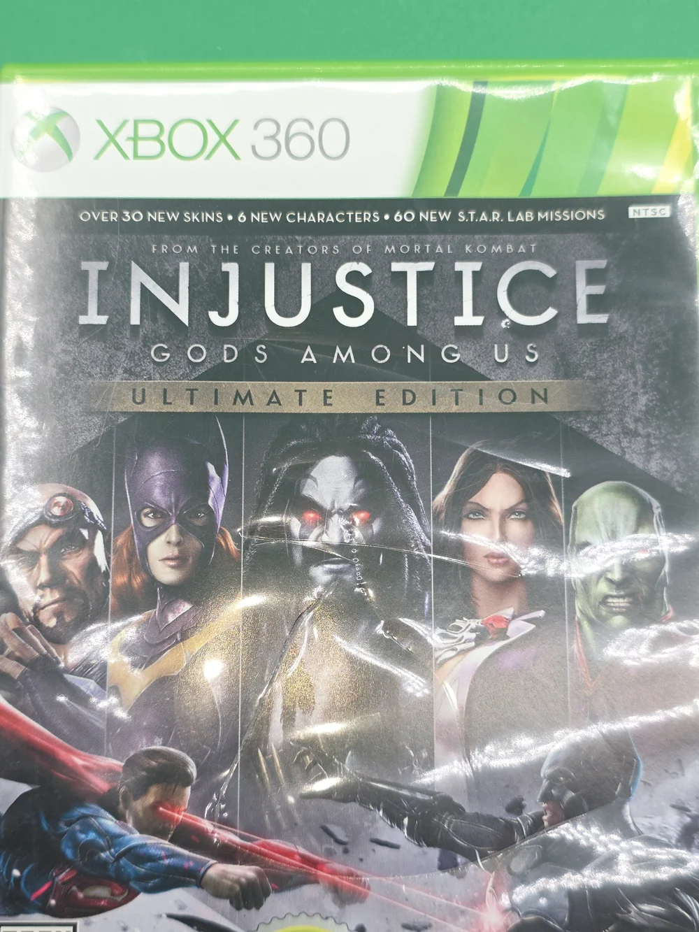 Justice: Gods Among Us Ultimate Edition - Xbox 360 Green Case